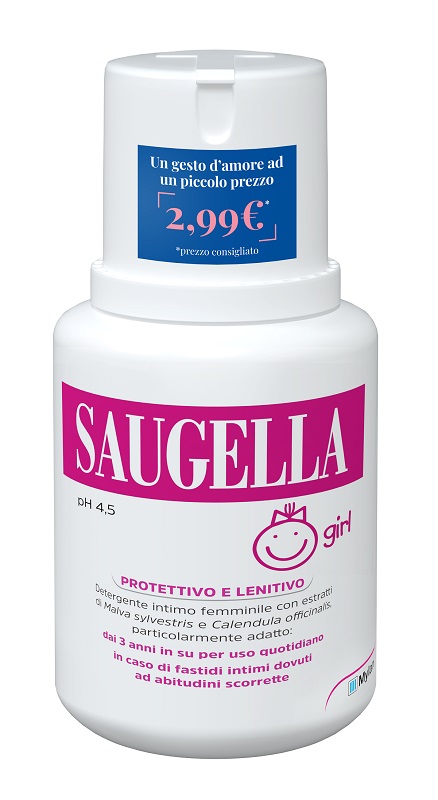 SAUGELLA GIRL PROTETTIVO E LENITIVO DETERGENTE INTIMO 100 ML
