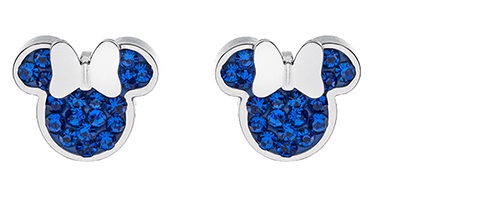 DISNEY ORECCHINO MINNIE BLU