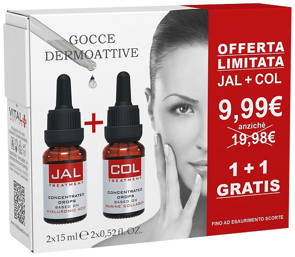 VITAL PLUS ACTIVE GOCCE DERMOATTIVE JAL 15 ML + COL 15 ML