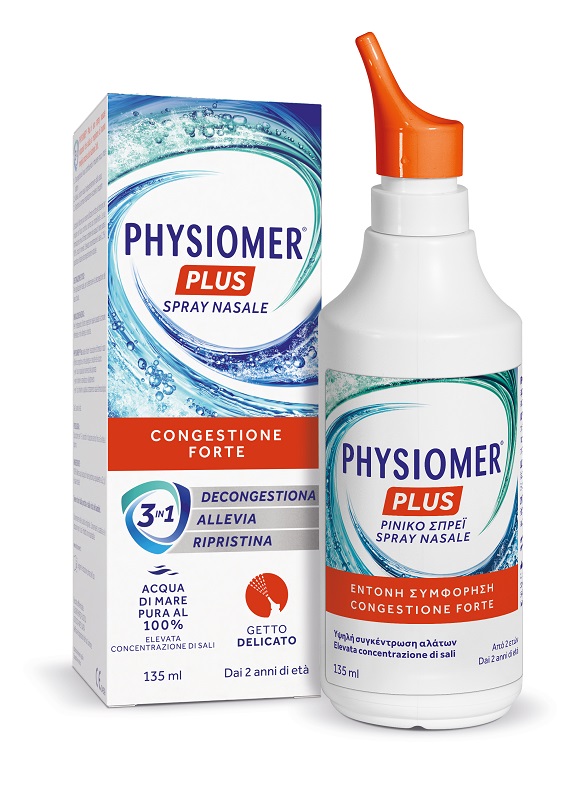 SPRAY NASALE PHYSIOMER PLUS GETTO DELICATO 135 ML